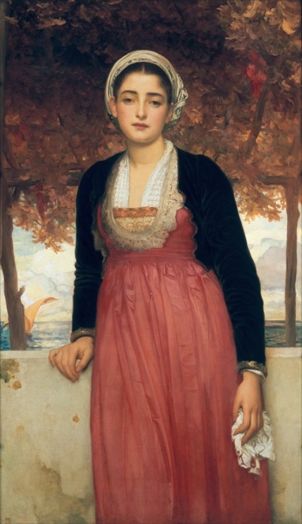 Detail of Amarilla by Frederic Leighton