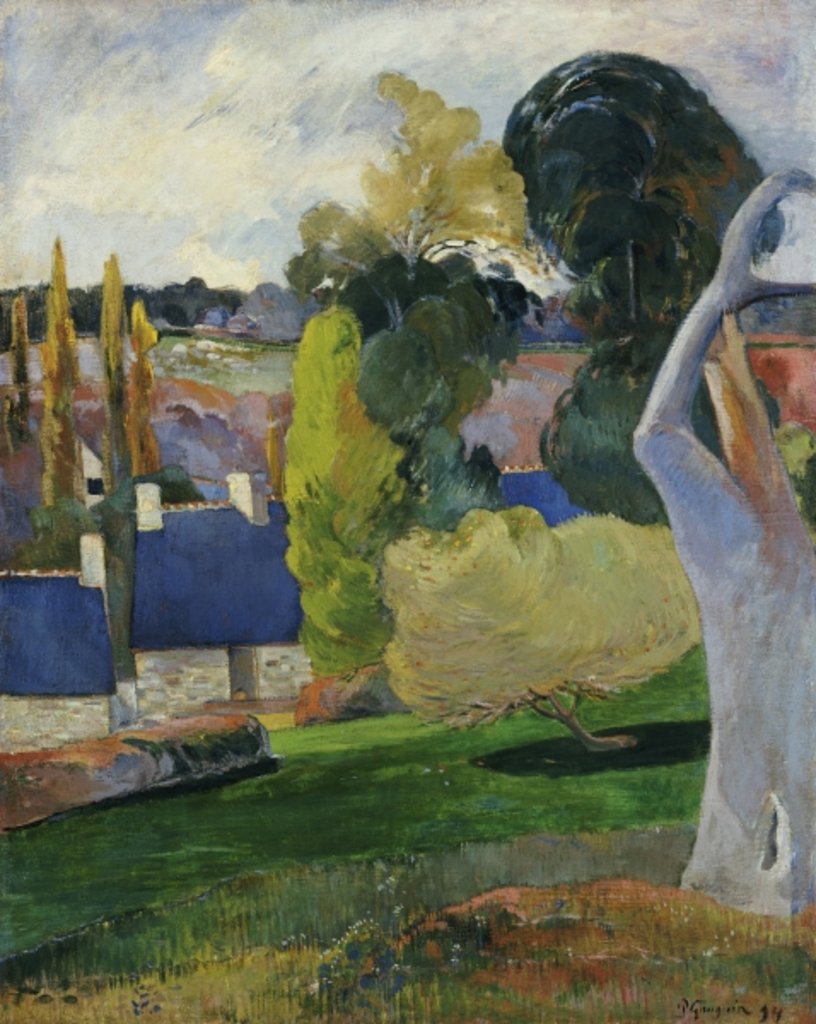 Detail of Farm in Brittany II, 1894 by Paul Gauguin