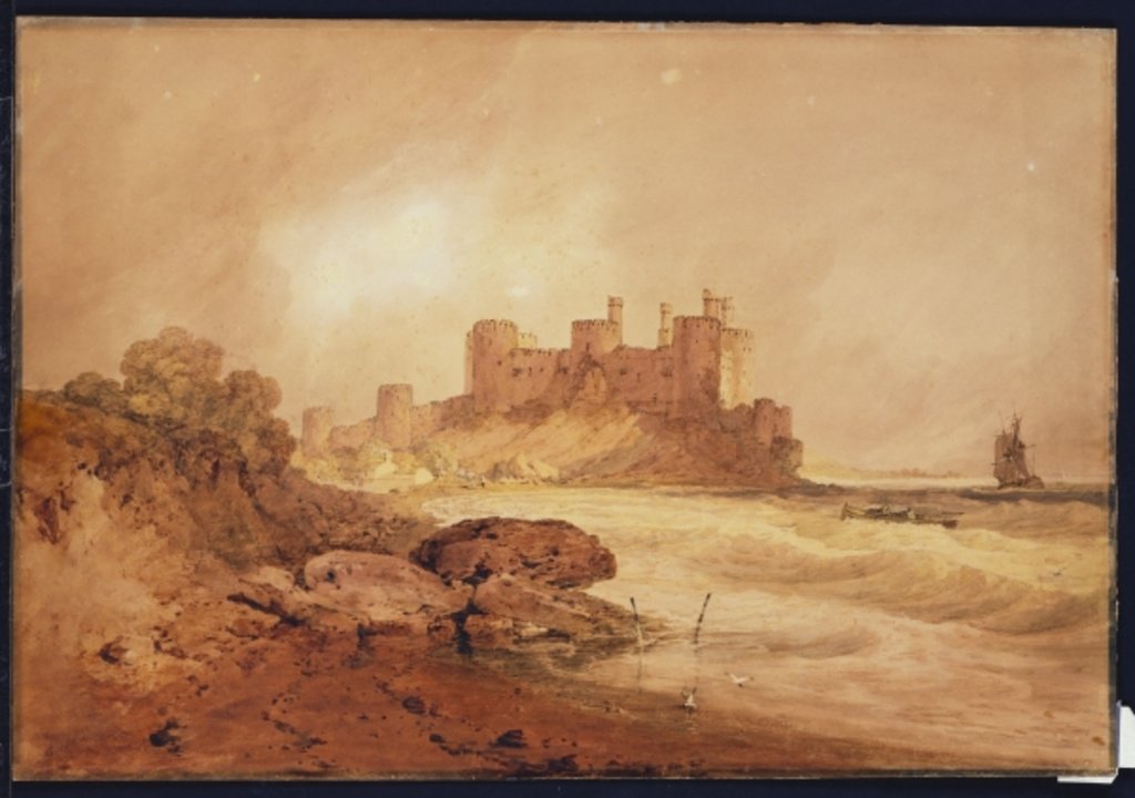 Detail of Conway Castle, North Wales, c.1800 by Joseph Mallord William Turner