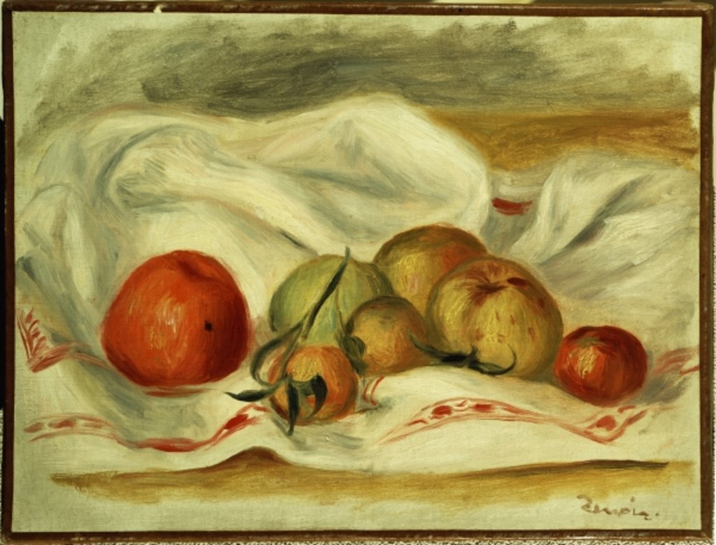 Detail of Still Life by Pierre Auguste Renoir