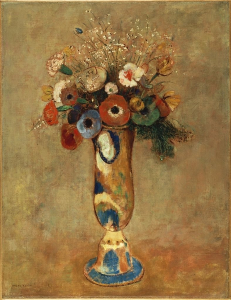 Detail of Vase of Flowers, 1912 by Odilon Redon