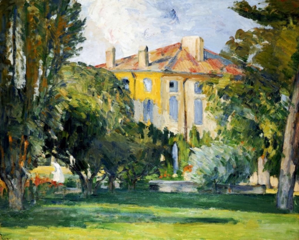 Detail of The House at Jas de Bouffan, 1882-85 by Paul Cezanne