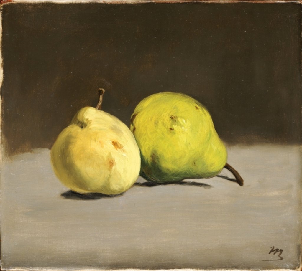 Detail of Two Pears, 1864 by Edouard Manet