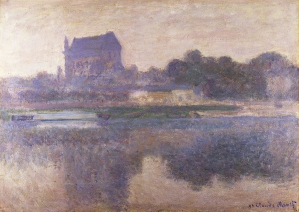 Detail of Vernon Church in Fog, 1893 by Claude Monet