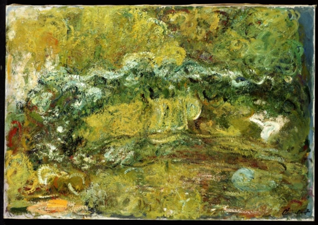 Detail of The Japanese Bridge, c.1918-24 by Claude Monet