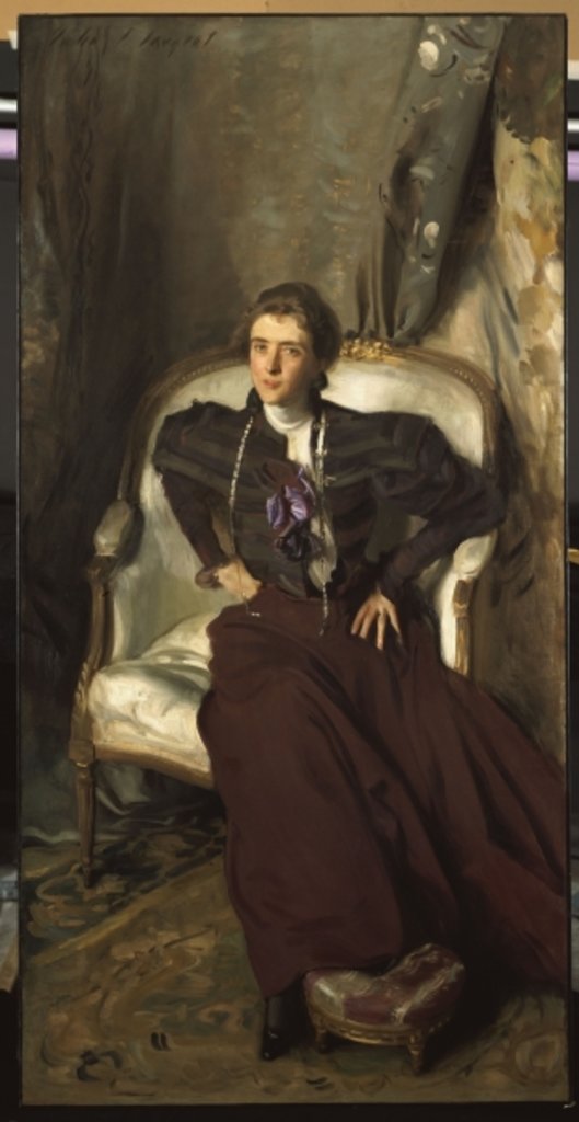 Detail of Portrait of Mrs Alice Brisbane Thursby, 1898 by John Singer Sargent