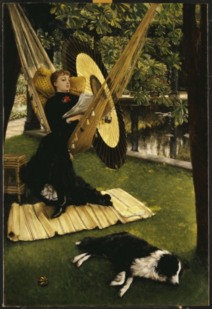 Detail of The Hammock by James Jacques Joseph Tissot