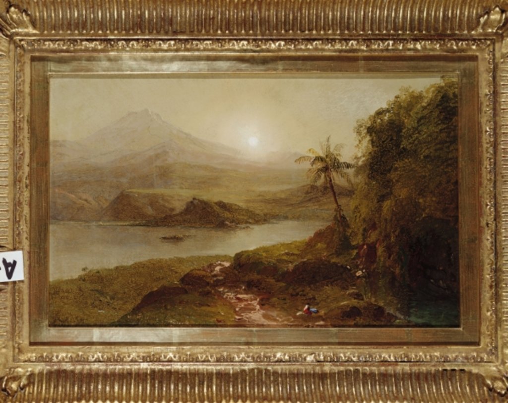 Detail of Mountain Landscape by Frederic Edwin Church