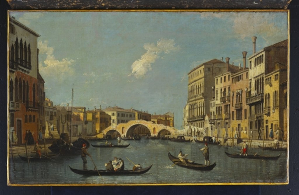 Detail of The Cannaregio, Venice by Canaletto