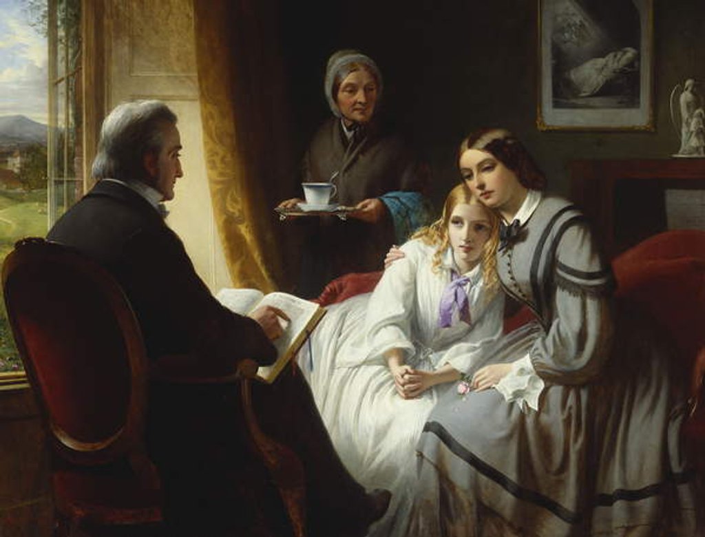 Detail of Consolation, 1859 by Thomas Brooks