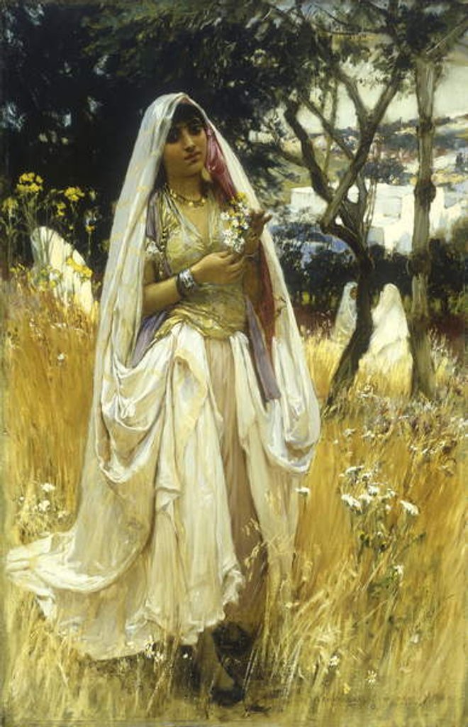 Detail of Jeune Maurengue, Campagne d'Alaer by Frederick Arthur Bridgman