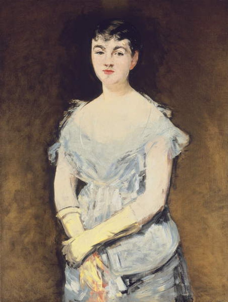 Detail of Portrait of Mademoiselle Isabelle Lemonnier, c.1879 by Edouard Manet