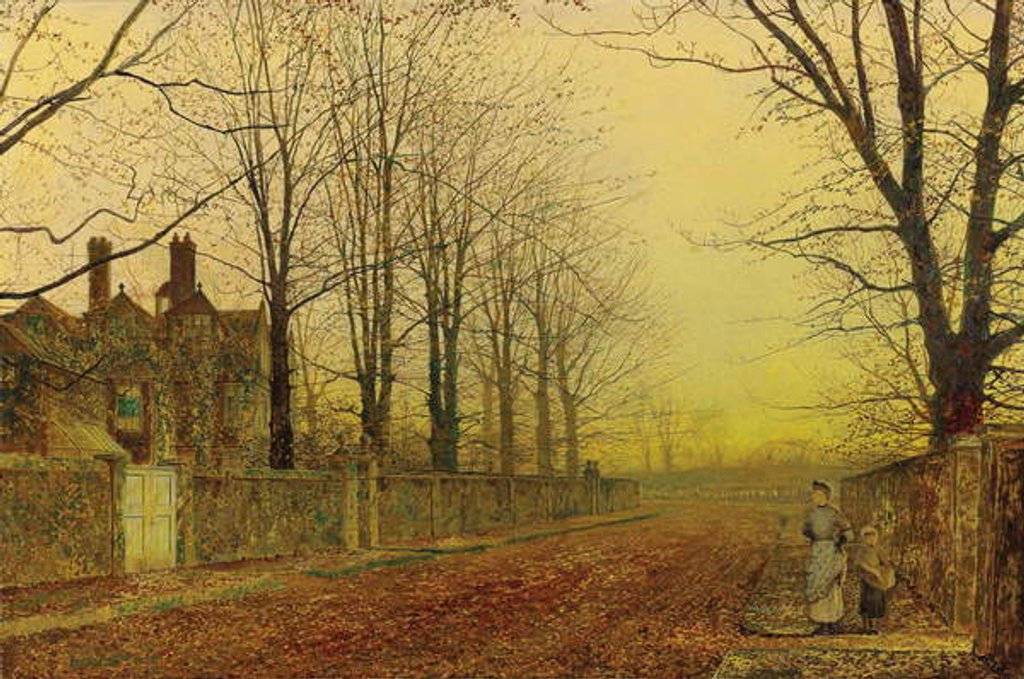 Detail of Autumn Glory, 1887 by John Atkinson Grimshaw