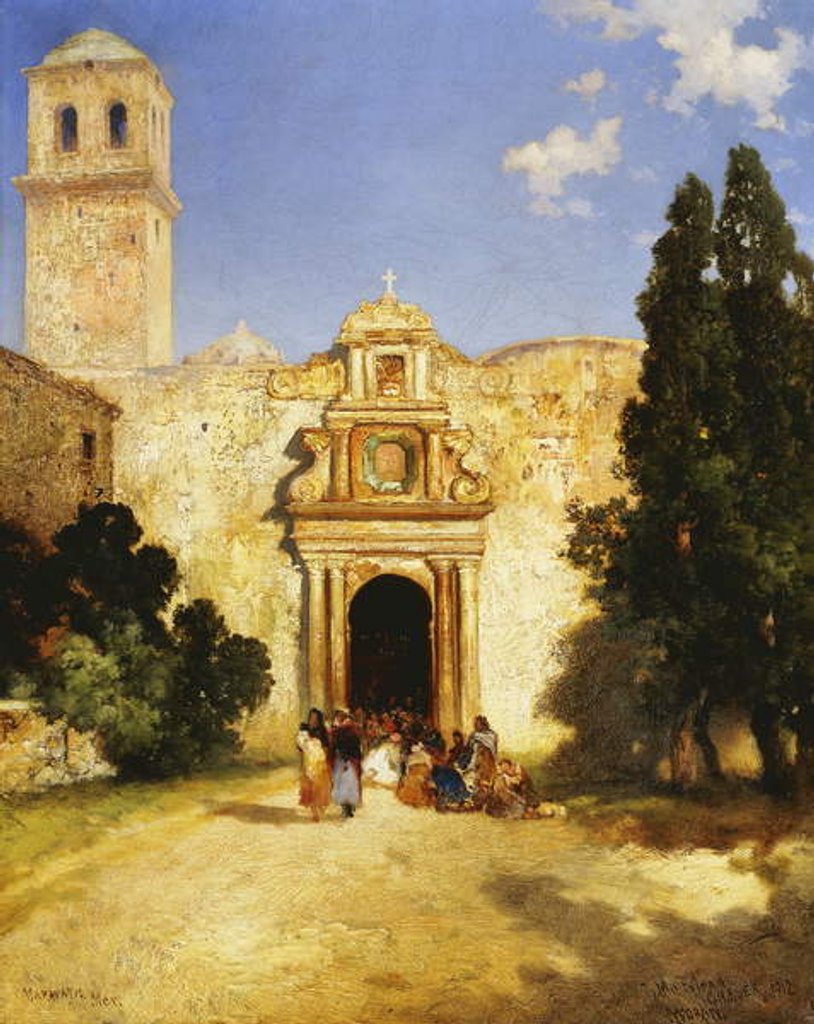 Detail of Maravatio, Mexico, 1912 by Thomas Moran