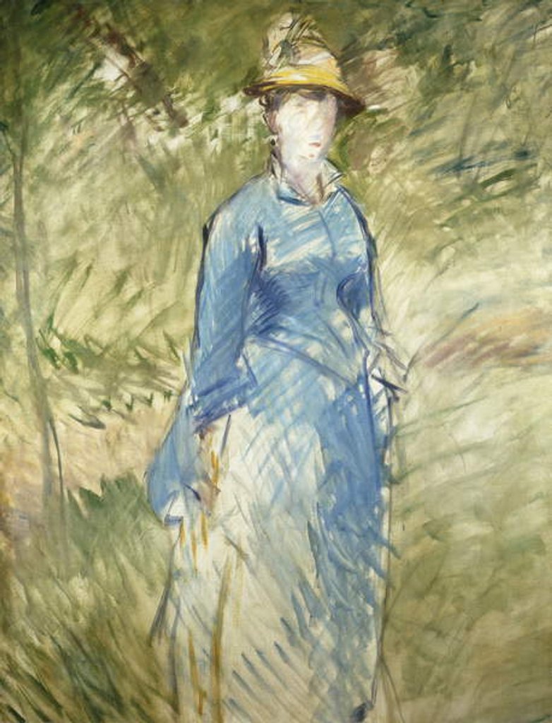 Detail of Young woman in the Greenery; Jeune Femme dans la Verdure, 1882 by Edouard Manet