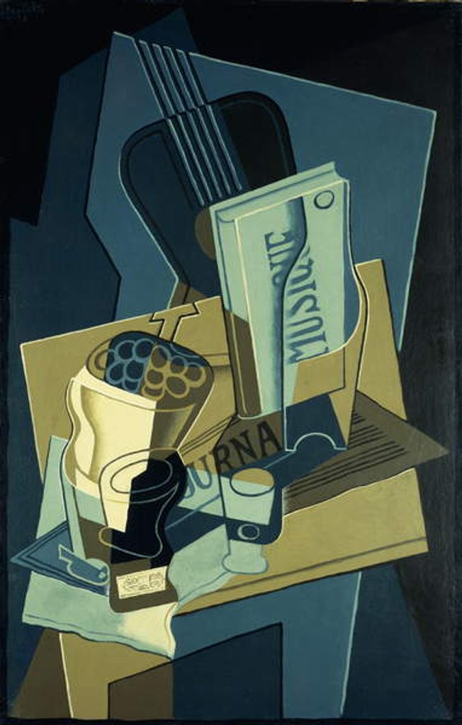 Detail of Music Book; Le Cahier de Musique, 1922 by Juan Gris