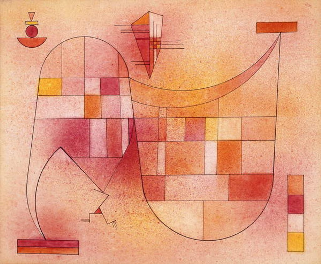 Detail of Yellow Pink by Wassily Kandinsky