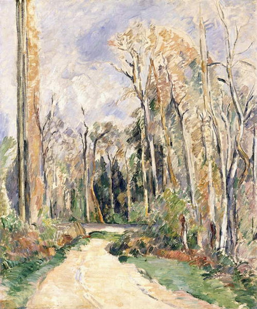 Detail of Path at the entrance of the forest, c.1879 by Paul Cezanne