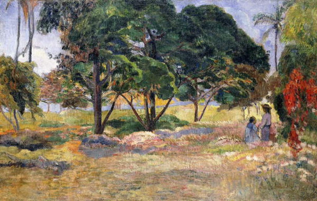 Detail of Landscape with Three Trees, 1892 by Paul Gauguin