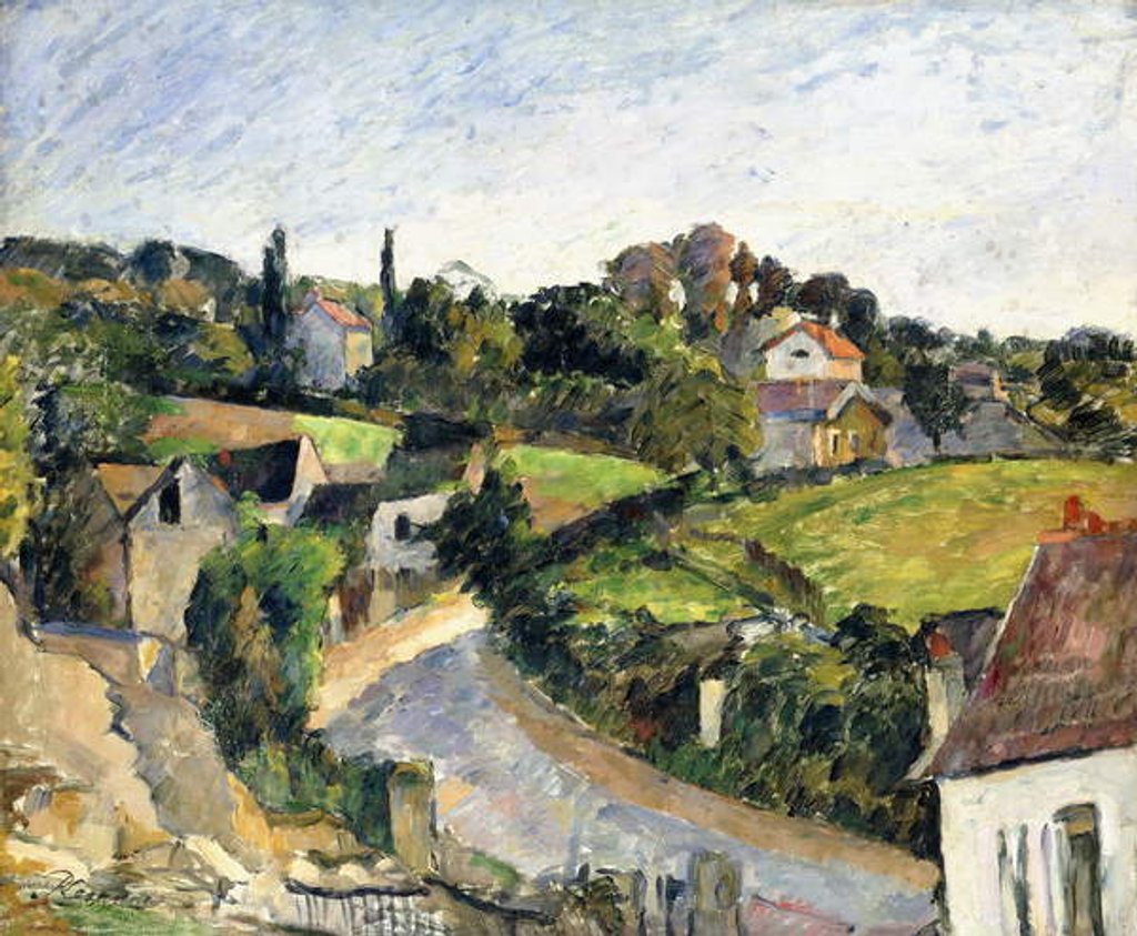 Detail of The Winding Road, c.1877 by Paul Cezanne