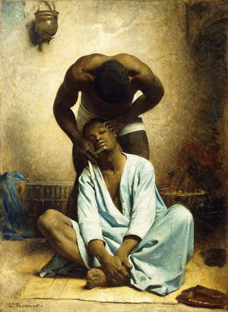 Detail of The Barber of Suez, by Leon Joseph Florentin Bonnat