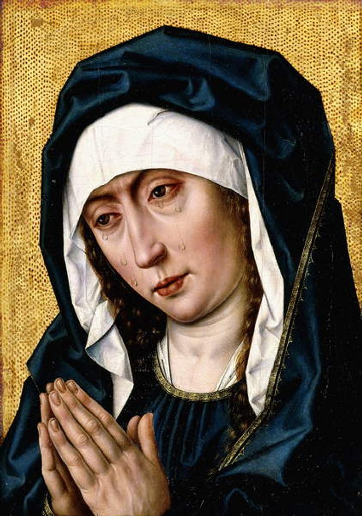 Detail of The Mater Dolorosa, by Albrecht Bouts