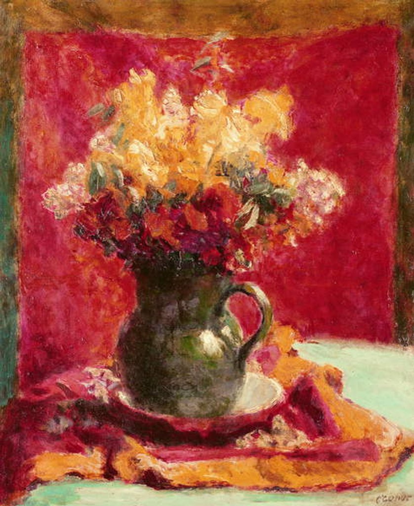 Detail of Green Jug with Flowers by Roderic O'Conor