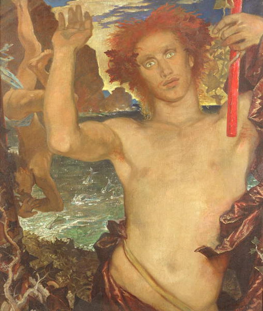 Detail of Transformation of Dionysus before the Tyrrhenian Pirates, 1924 by Glyn Warren Philpot