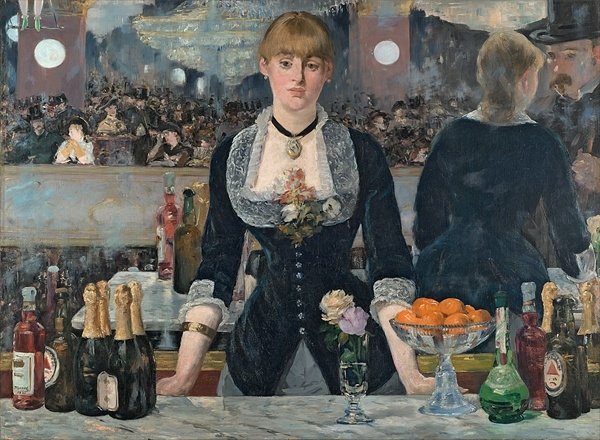 Detail of A Bar at the Folies-Bergere, 1881-82 by Edouard Manet