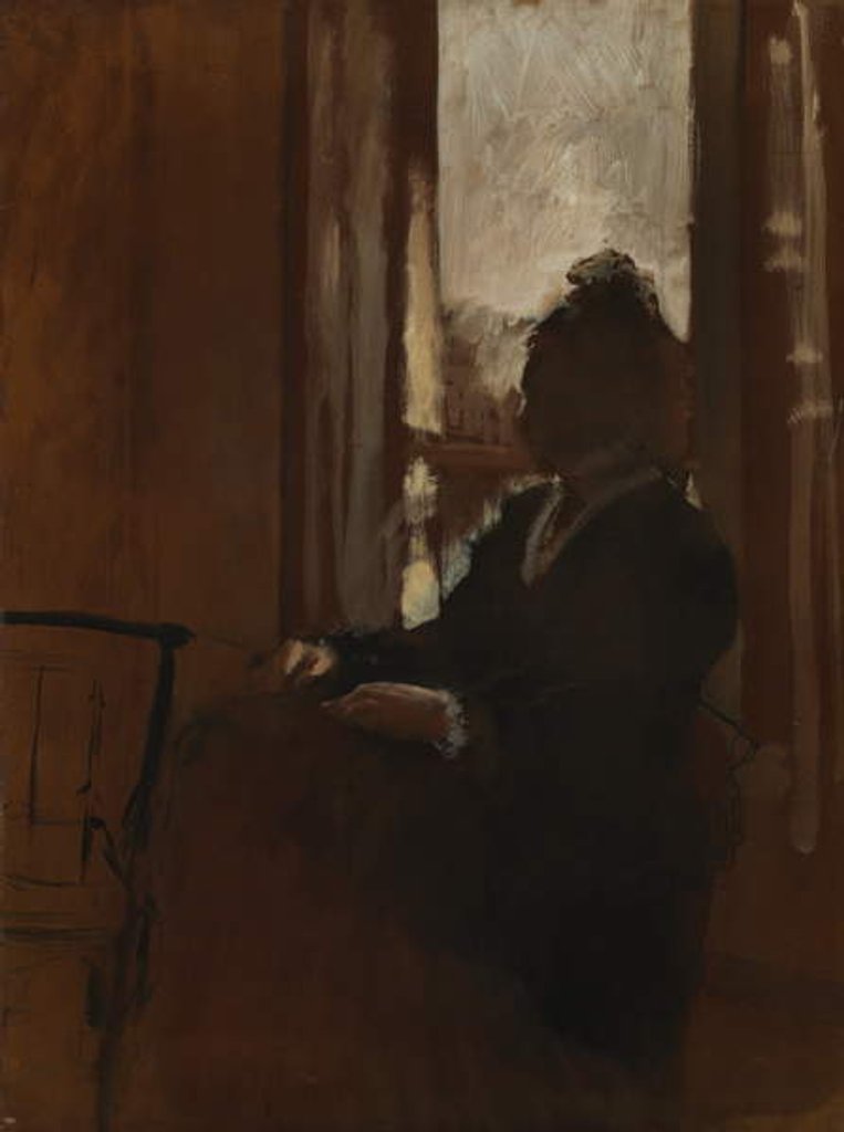 Detail of Woman at a Window, 1871-2 by Edgar Degas