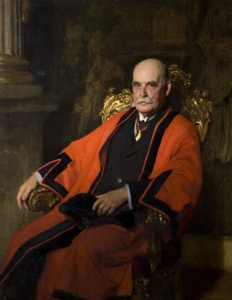 Detail of Alderman Colonel Sir William Fitzthomas Wyley, 1925 by Solomon Joseph Solomon