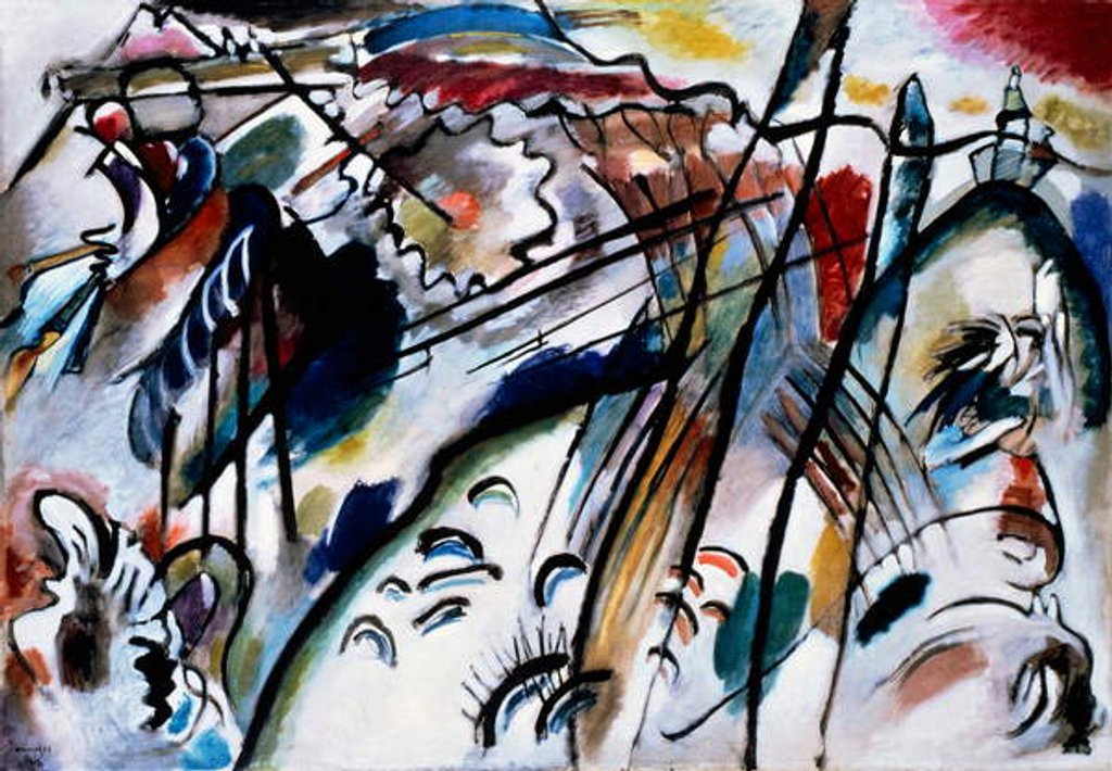 Detail of Improvisation 28, 1912 by Wassily Kandinsky