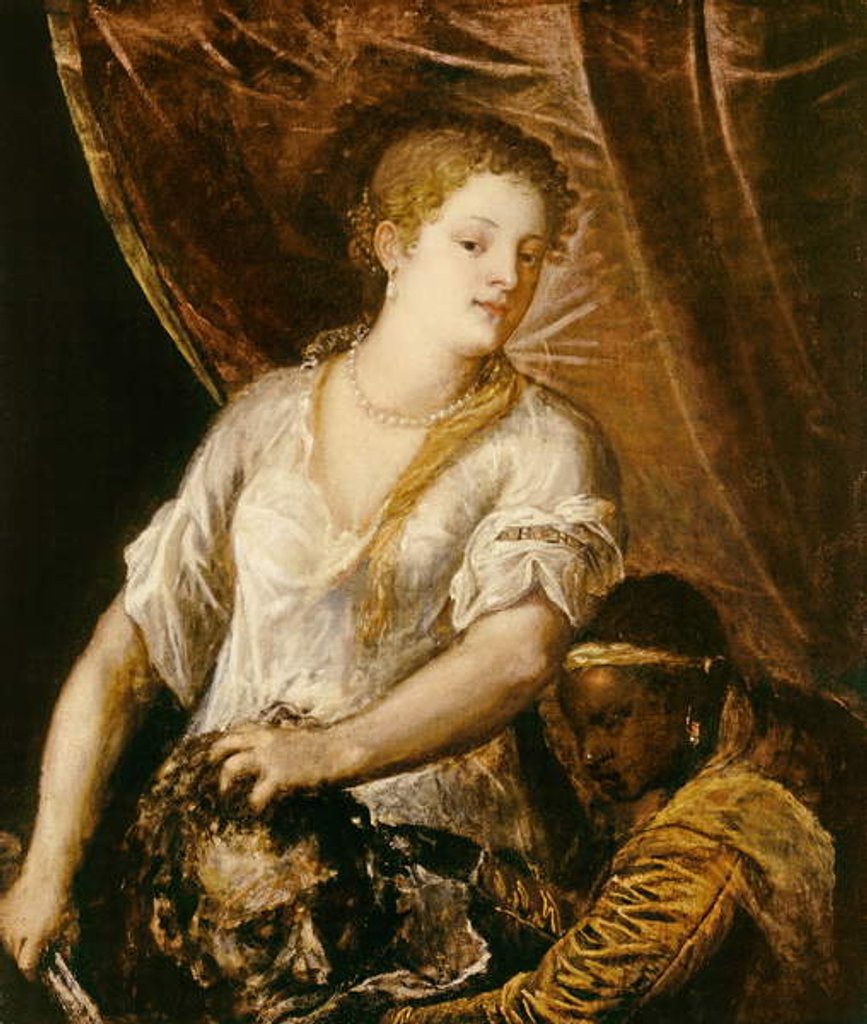 Detail of Judith with the Head of Holofernes, c.1570 by Titian