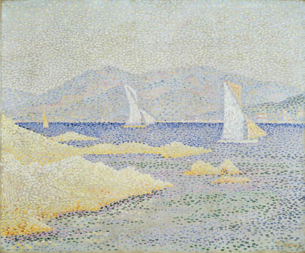 Detail of Coast Scene, 1893 by Paul Signac