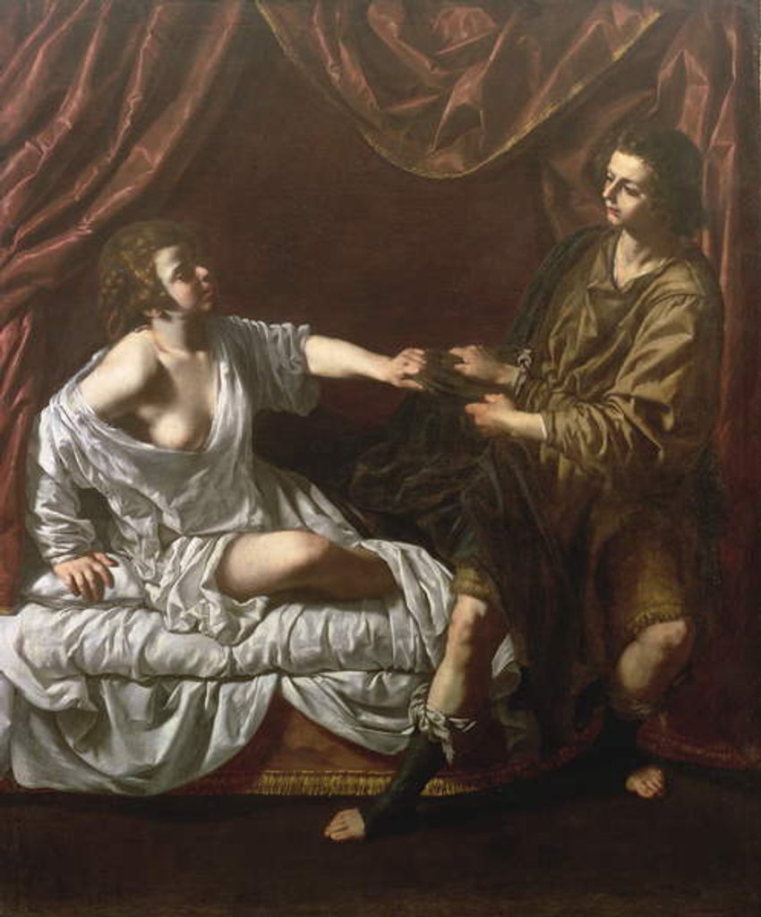 Detail of Joseph and Potiphar's Wife, c.1640 by Paolo Domenico Finoglia