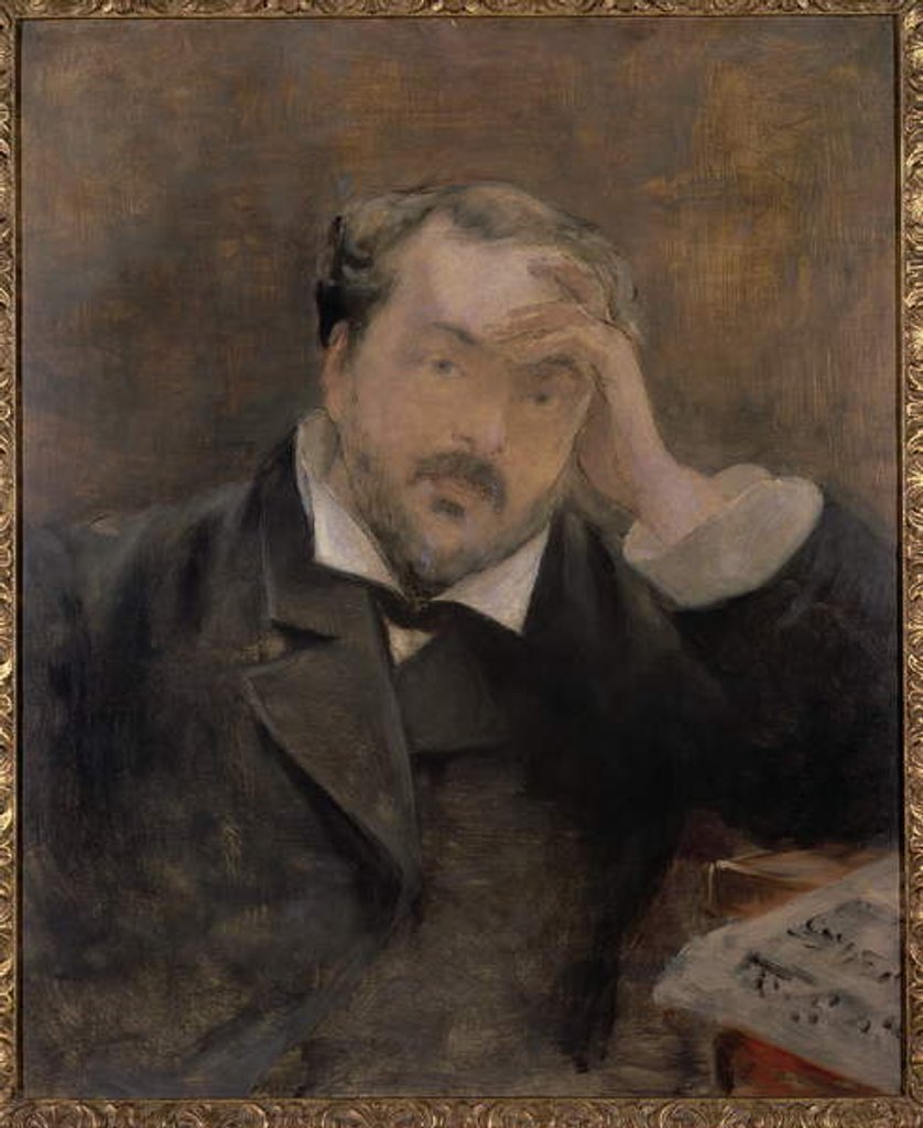 Detail of Portrait of Emmanuel Chabrier 1881 by Edouard Manet