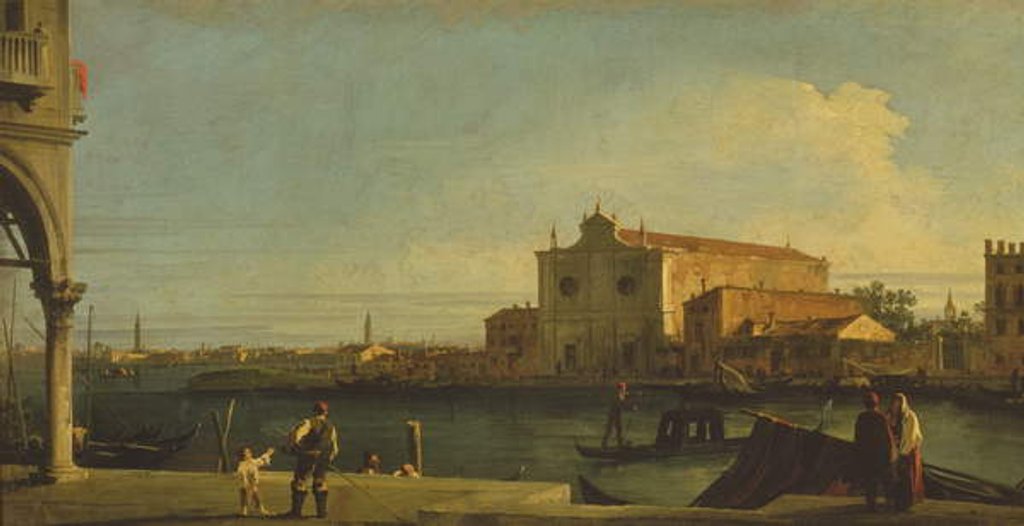 Detail of The Church of S. Giovanni dei Battuti, Murano by Canaletto