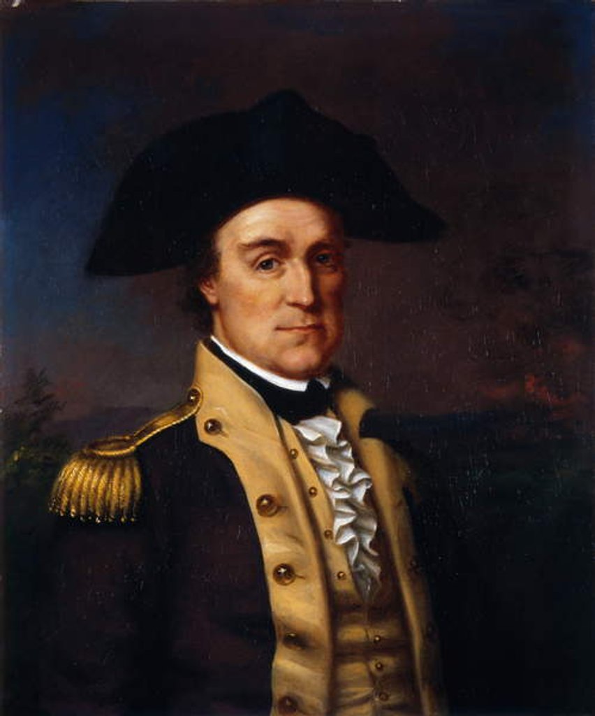 Detail of Portrait of General Elijah Clarke by Rembrandt Peale