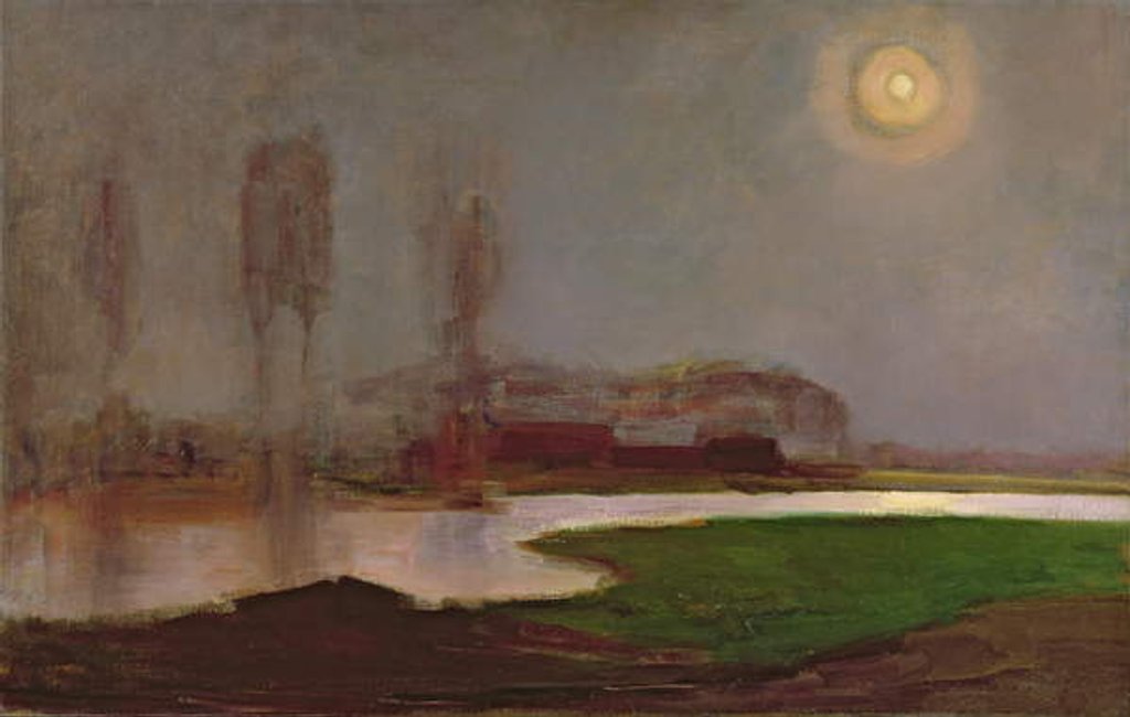 Detail of Summer Night, 1907 by Piet Mondrian