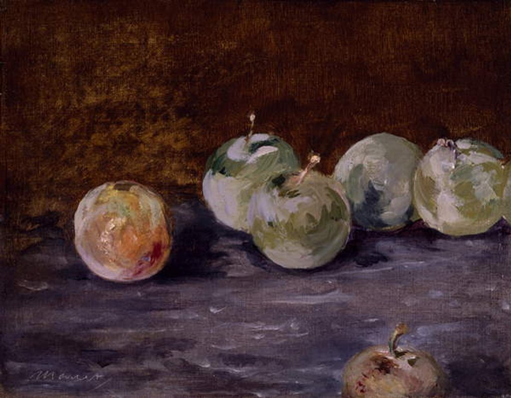 Detail of Plums, c.1880 by Edouard Manet