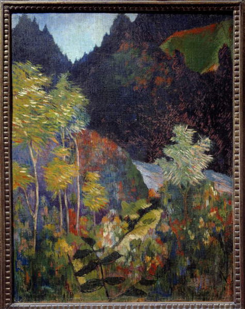 Detail of Landscape, 19th century by Paul Gauguin