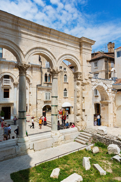 Detail of Peristyle or Perestil Square, Split, Croatia by Anonymous