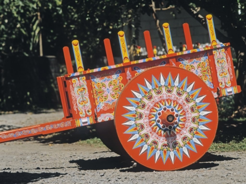 Detail of Traditional oxcart, Sarchi Norte, Valverde Vega, Costa Rica by Anonymous