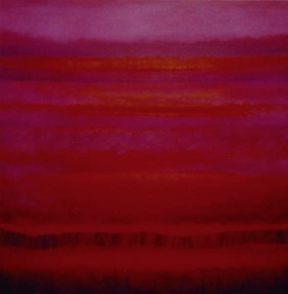 Detail of Pinkscape, 2005red abstract by Lee Campbell