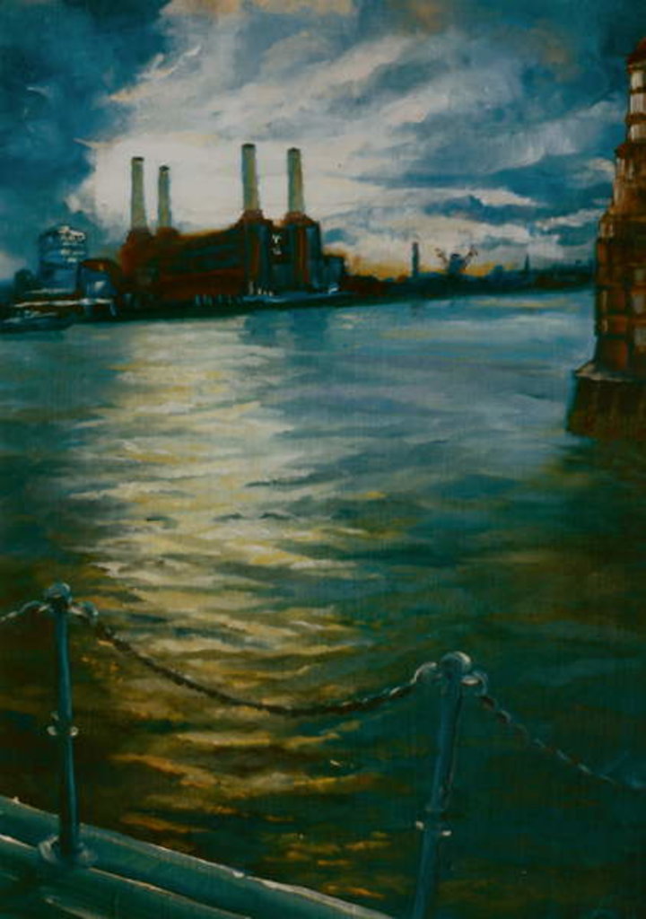 Detail of Towards Battersea, 1999 Battersea Power Station by Lee Campbell