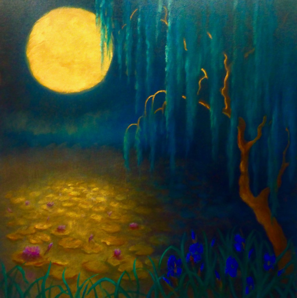 Detail of Flower Moon, 2023landscape by Lee Campbell