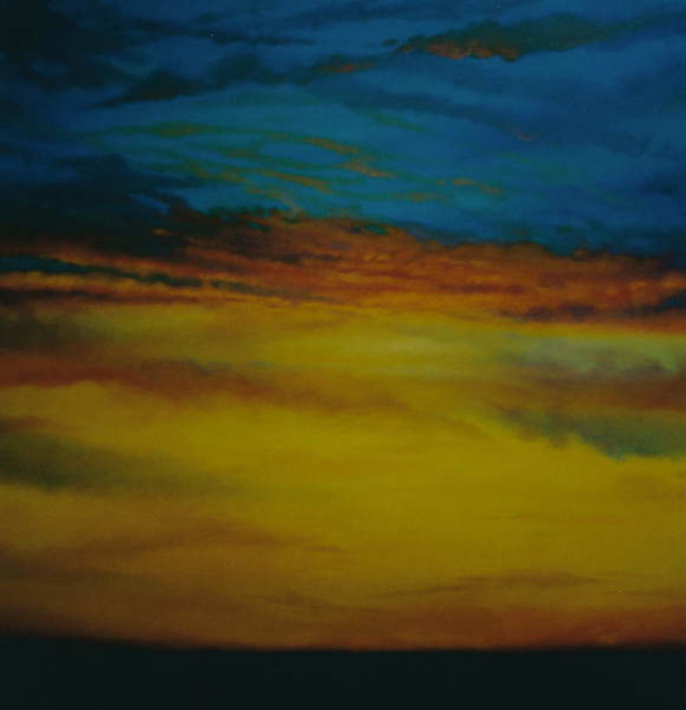 Detail of Golden Sky, 2003 Sunset by Lee Campbell