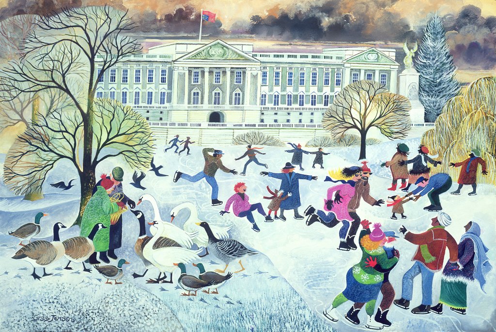 Detail of Skaters at St. James's Park by Lisa Graa Jensen