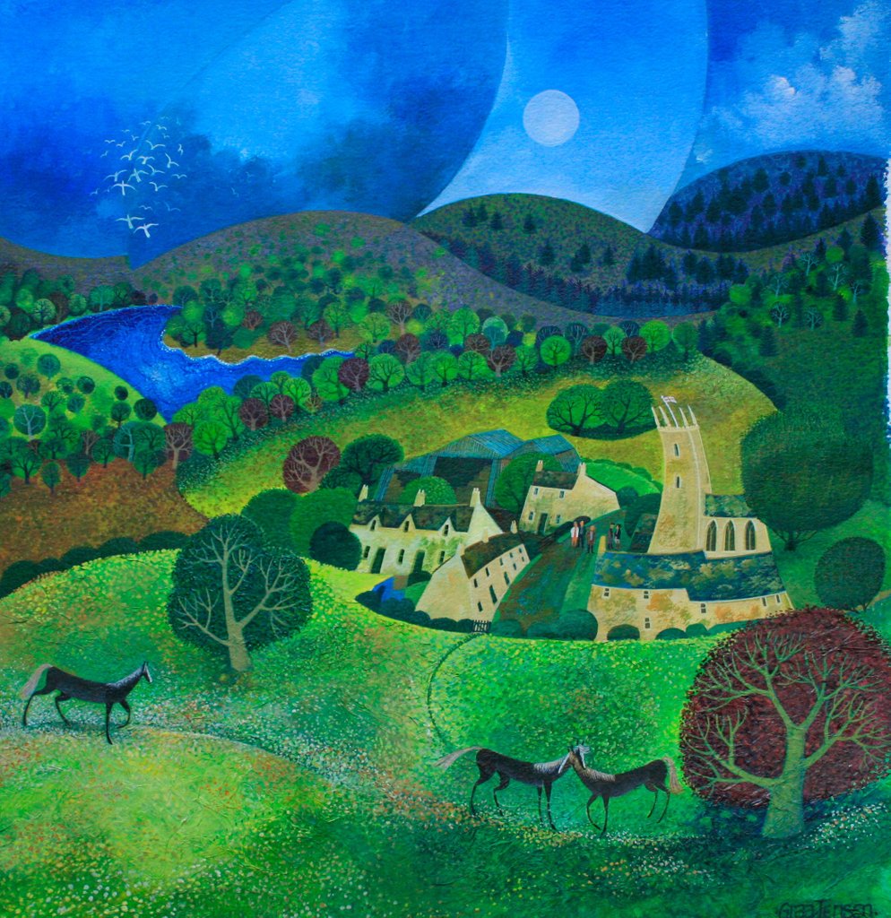 Detail of Devonshire Village, 2008 by Lisa Graa Jensen