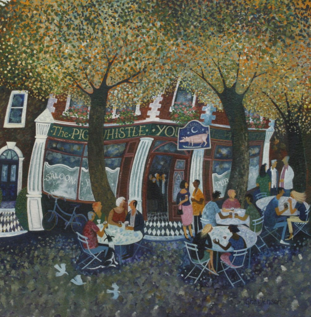 Detail of Wandsworth Pub, 2013 by Lisa Graa Jensen